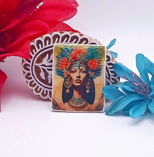 Vintage Moroccan Queen Pendant