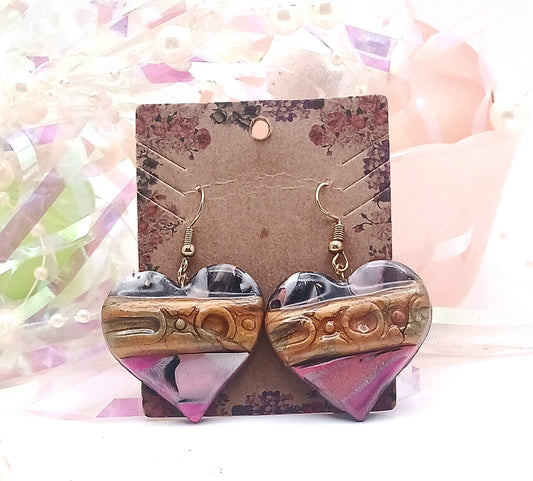 Venetian Heart Earrings